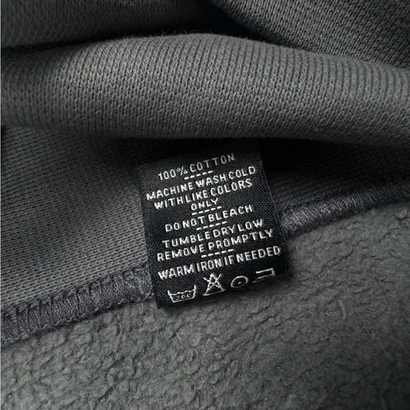 NEW American Giant Men’s Dark Gray Full Zip Hoodie Heavyweight Fleece Jacket XXL - Picture 6 of 6